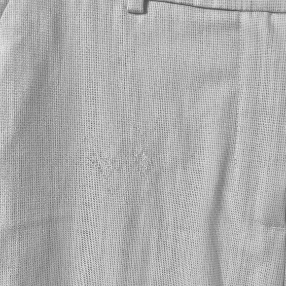H&M slim fit heather white pants - Picture 4 of 5